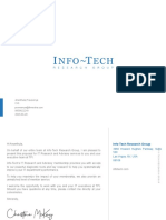 Info-Tech Pricing Proposal