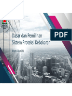 Dasar Dan Pemilihan - Sistem Proteksi Kebakaran