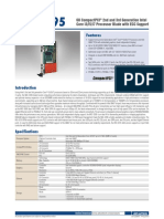 ADVANTECH MIC 3395 Datasheet