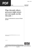 ISO 228-2 Pipe Threads Where Pressure-Tight Joints Are Not Made On Threads