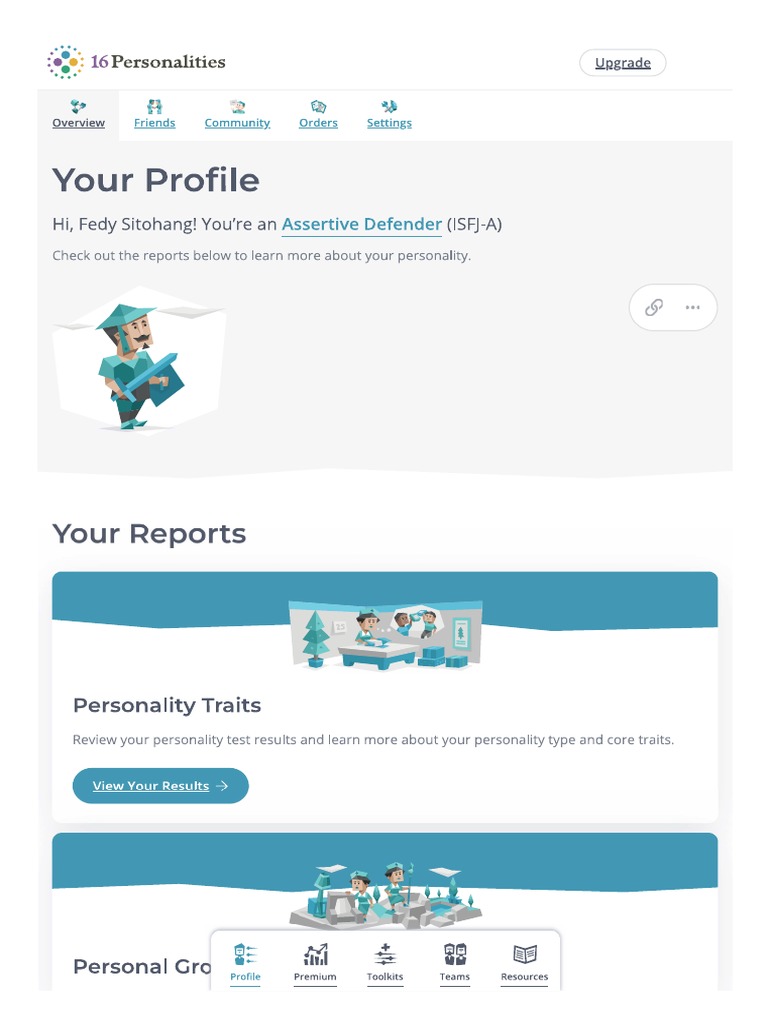 Example of MBTI | PDF