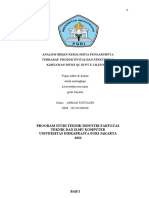 Analisis Beban Kerja Serta Pengaruhnya Terhadap Produktivitas Dan Efektivitas Karyawan Divisi QC Di PT X Cileungsi