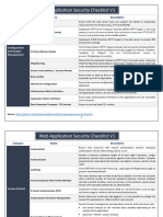 Web Application Security Checklist V1