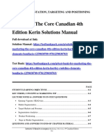 Marketing The Core Canadian 4th Edition Kerin Solutions Manual Download