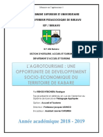 Agrotourisme Et Le Developpement Touristique