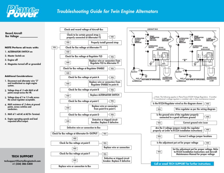Twin Engine Alternator Troubleshooting Guide | PDF