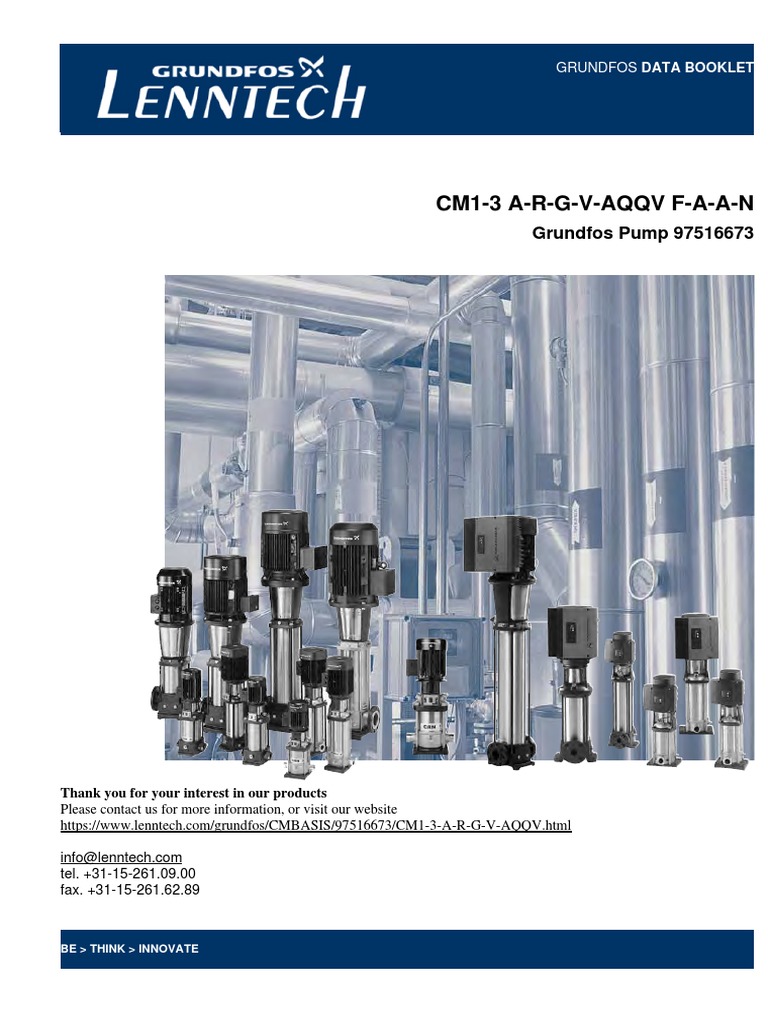 Grundfos - CM1 3 A R G V AQQV | PDF