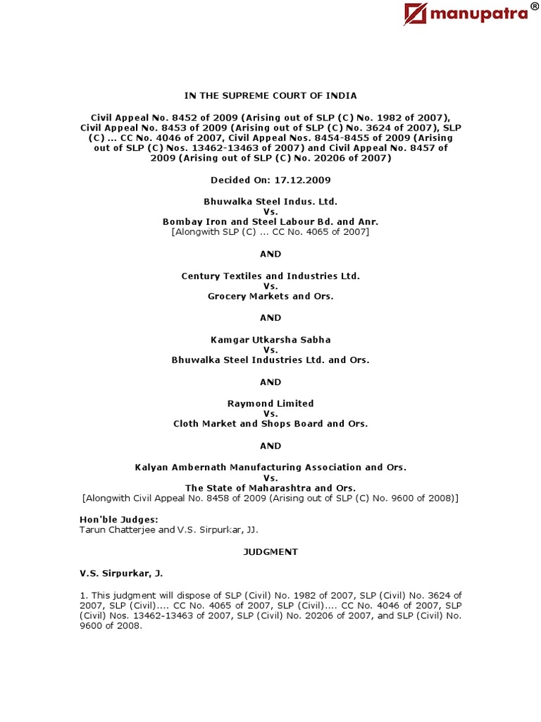 Manupatra Mathadi Judgement PDF