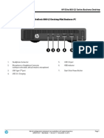 HP ED 800 G2 QuickSpec de