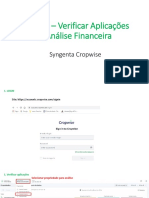 Tutorial – Verificar Aplicações e Análise Financeira_Syngenta Cropwise