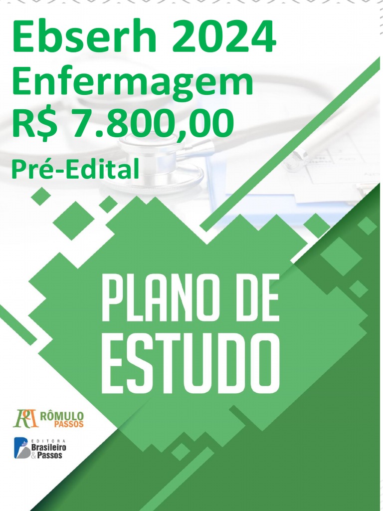 Plano de Estudo Ebserh 2024 PDF