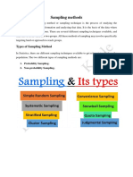 Sampling Methods