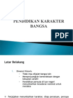 Pendidikan Karakter Bangsa