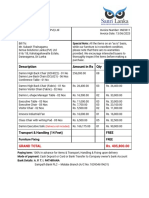 Sanri International Invoice - Sensa Solutions Lanka New