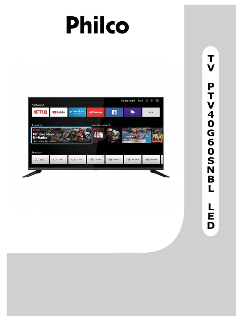Esquema TV LED PTV40G60SNBL - Fevereiro 2021 | PDF