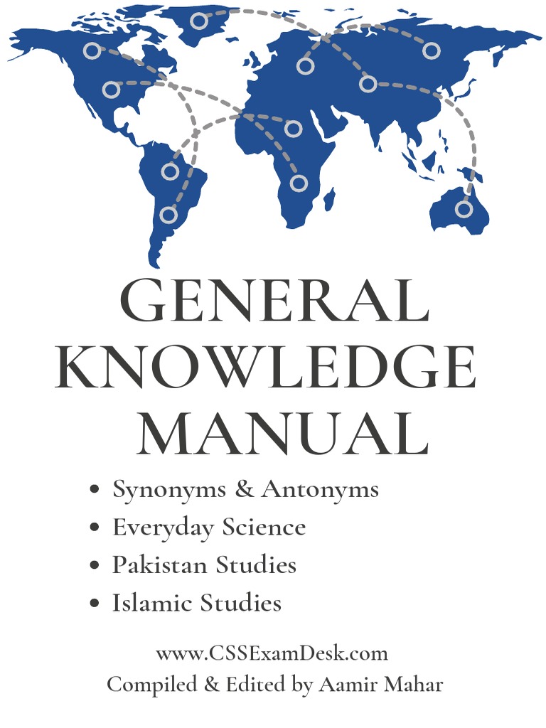 General Knowledge Manual For CSS 2022 MPT | PDF