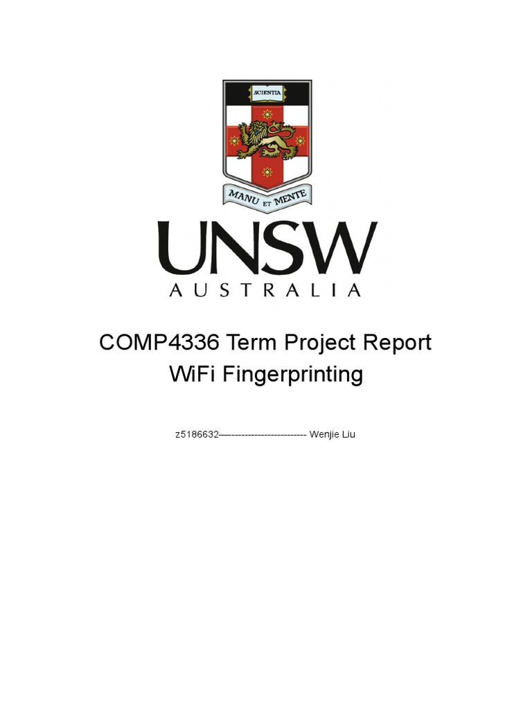 Comp 4336 Report | PDF | Wi Fi | Variance