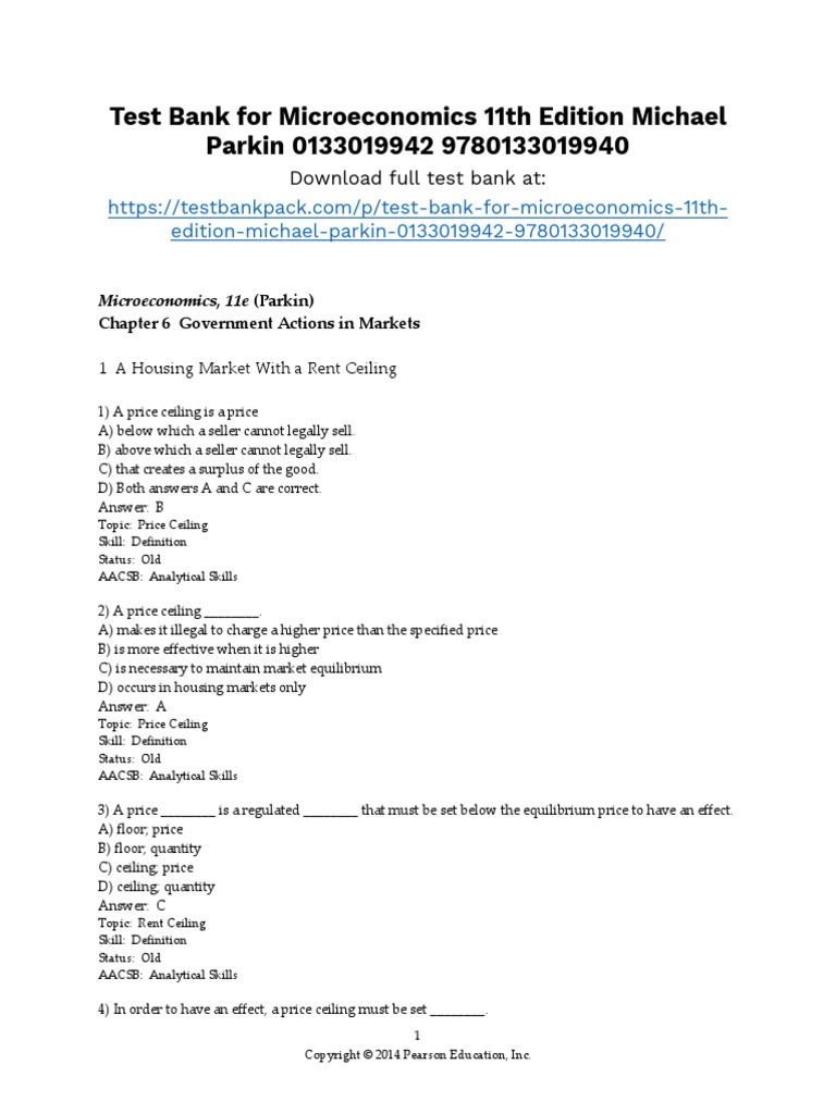 Microeconomics intelligence overview