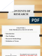 Contents of Research Biotech