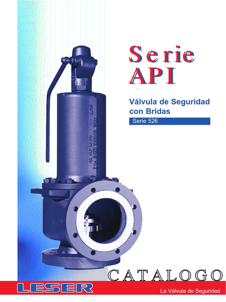 Válvulas de Seguridad API 526: Características | PDF | Tornillo ...