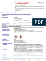 Isopropyl-Alcohol Cleaner Sds