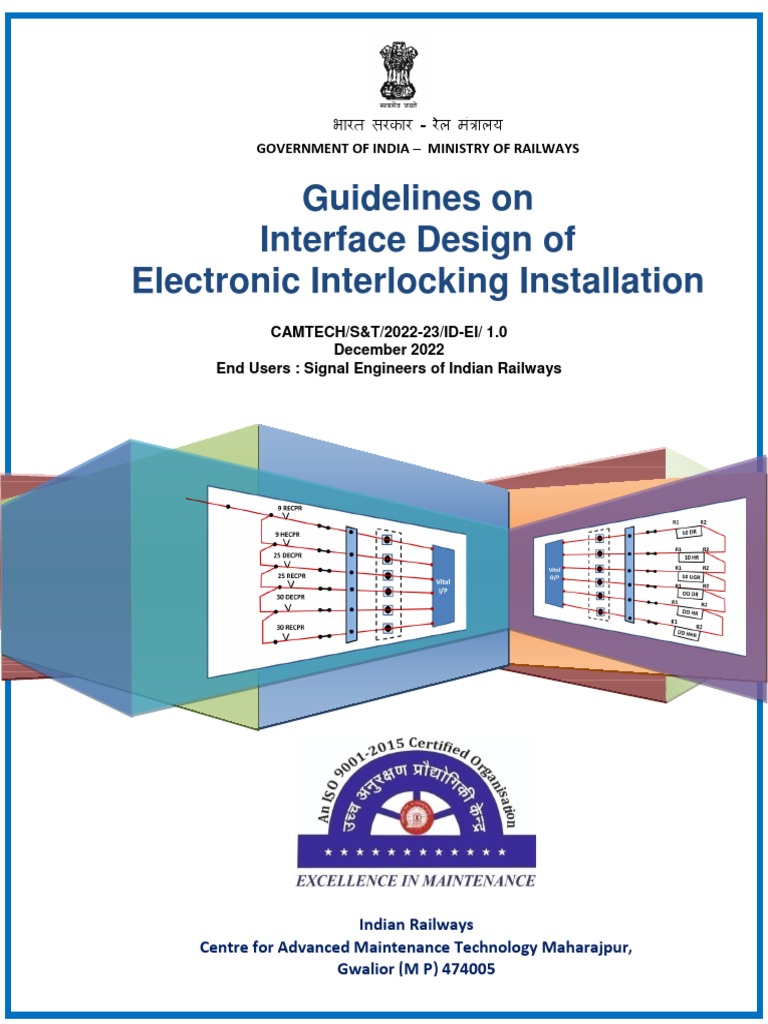 Electronic Interlocking Design Guidelines | PDF | Input/Output | Relay