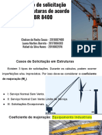 Casos de Solicitação em Estruturas de Acordo com a NBR8400 (1)