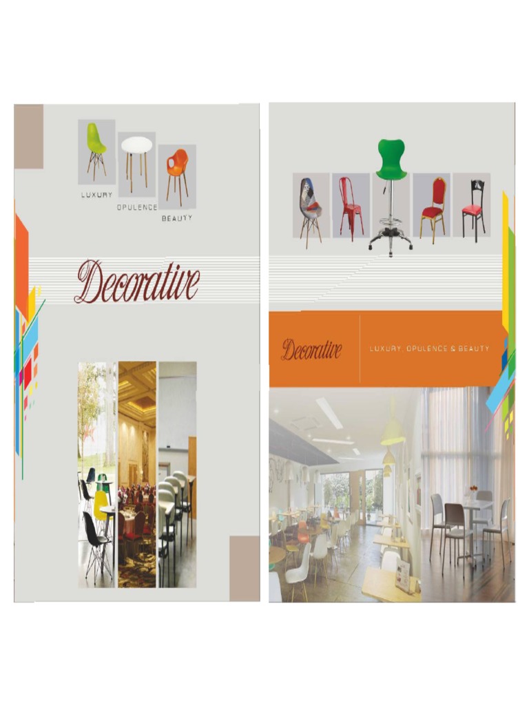 Decorative Cafe, Banquet & School Furniture catalogue PDF
