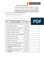 Acta de Charla de Seguridad