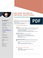 Curriculum Vitae _ Helene Ortega Santiago.