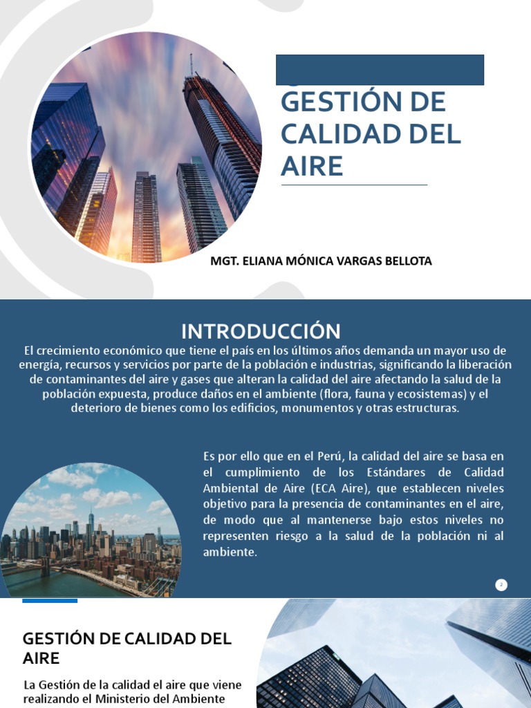 Estándares de Calidad del Aire en Perú | PDF | La contaminación del ...