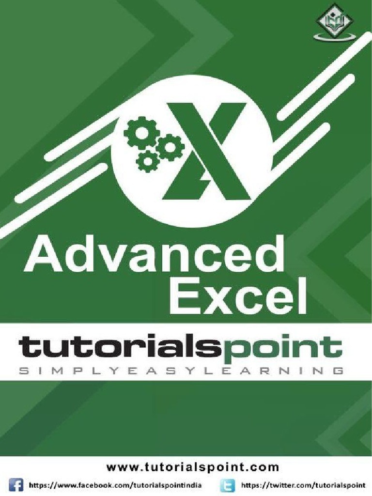 Advanced Excel Tutorial | Download Free PDF | Microsoft Excel | Data ...