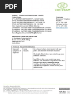 MSDS Exide | PDF | Workplace | Occupational Safety And Health