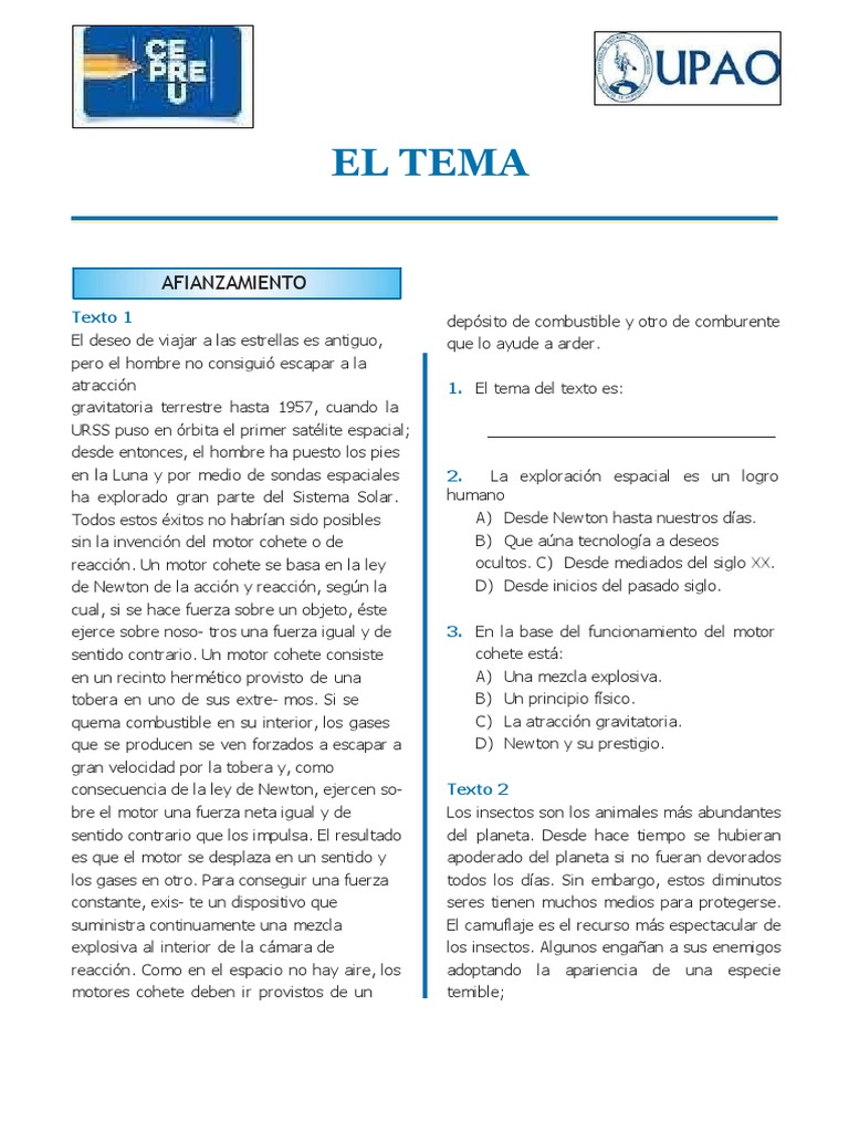 El Tema | PDF
