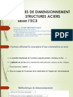 BASES DE DIMENSIONNEMENT DES STRUCTURES ACIERS Selon l'EC3