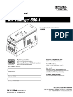 Service Manual Welder Machine Air Vantage 600-I