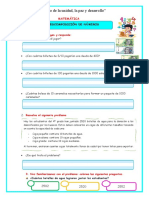 FICHA MATE MART 11 DESCOMPOSICIÓN DE NÚMEROS  965727764 PROF YESSENIA