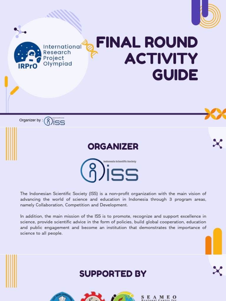 IRPrO 2023 Activity Guide | PDF