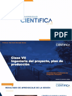 Clase VII Ingeneria Del Proyecto Plan de Producción