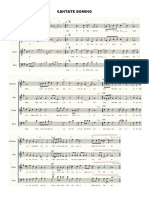 Cantate Domino Satb