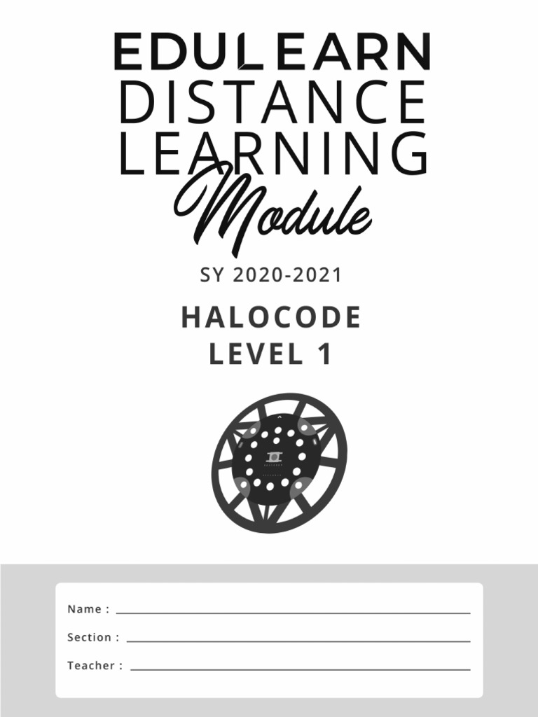 Halocode LVL 1 DLM Grade 9 Grade 12 | PDF