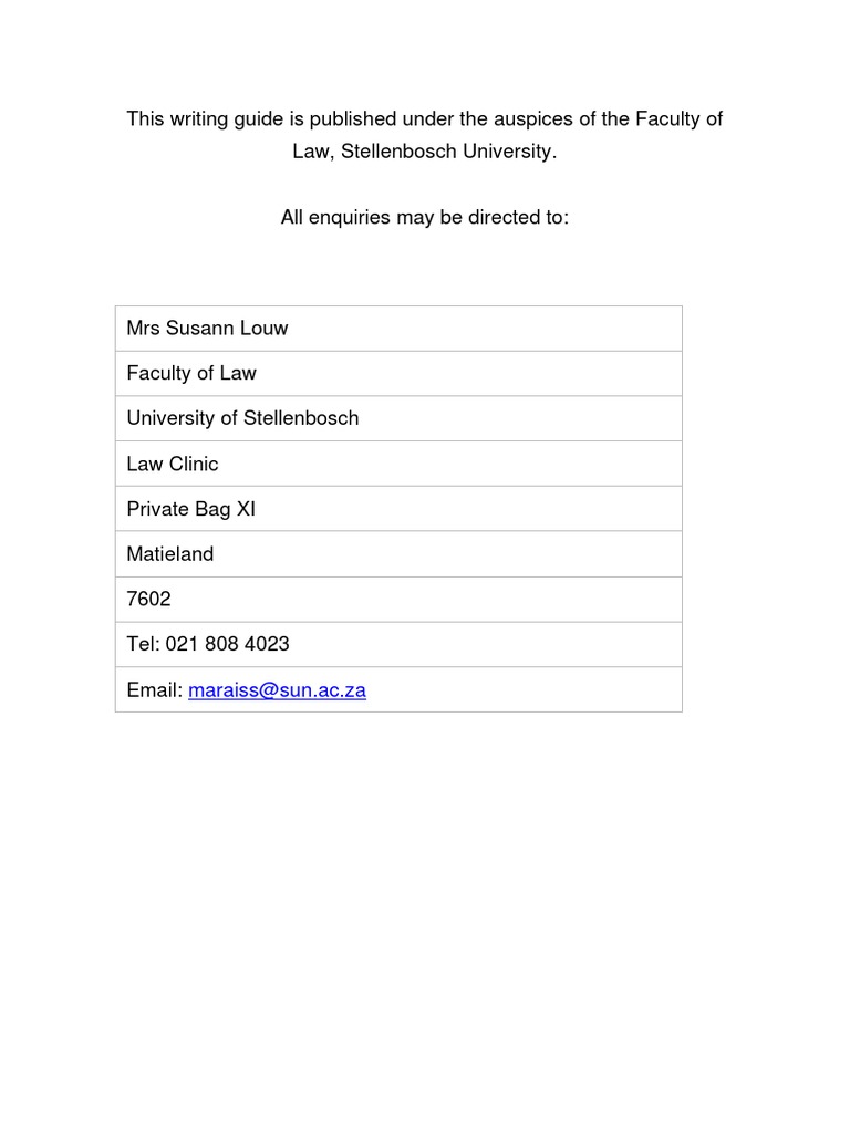 Writing Guide 2021 | PDF