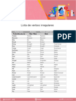 Lista_de_verbos irregulares - 4th semester 