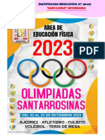 Bases de Olimpiadas SANTAROSINA 2023