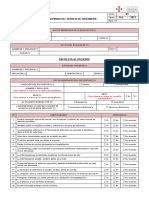 Ficha de Evaluación Inopinada Del Servicio de Enfermería - Modificado