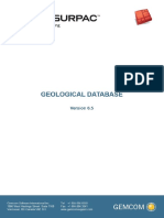 Geological Database