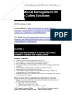 Multinational Management 6th Edition Cullen Solutions Manual Download