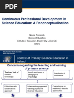 Cosán: Framework for Teacher Learning | PDF | Teachers | Teacher Education