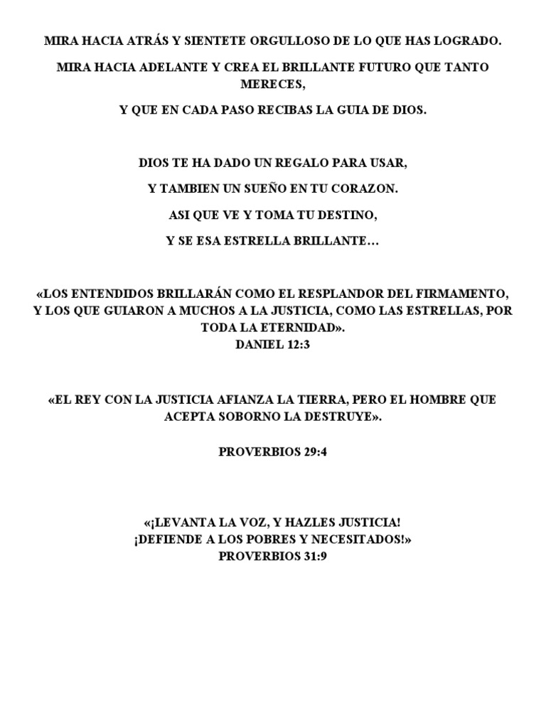 Mira Hacia Atrás y Sientete Orgulloso de Lo Que Has Logrado | PDF