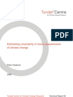 Estimating Uncertainty in Future Assessments of Climate Change